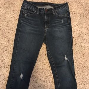 Women’s Silver Skinny jeans